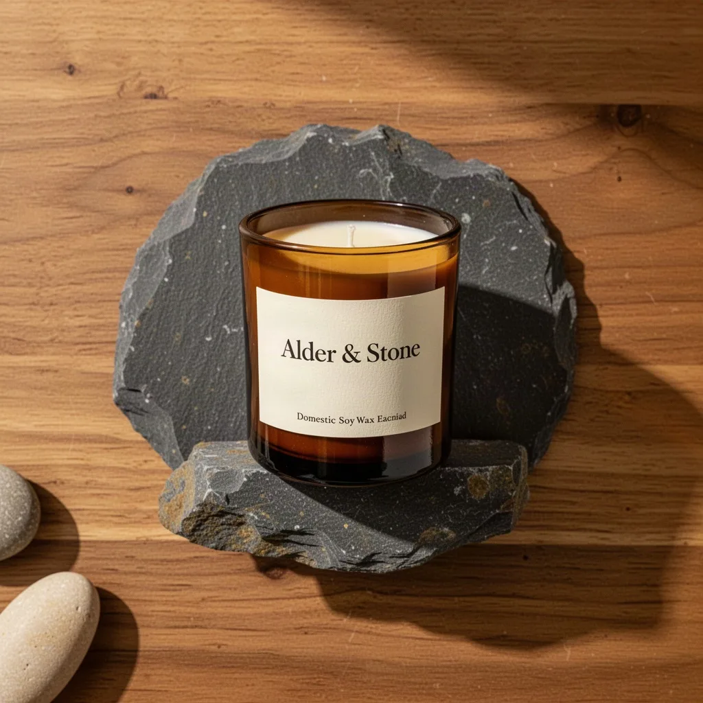 Alder & Stone Hearth Soy Candle